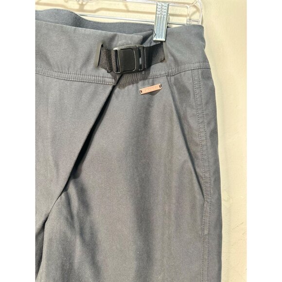 Sweaty Betty Woven Trousers Pants Size Small Black Outdoor Buckle Waist Gorpcore - Picture 13 of 16